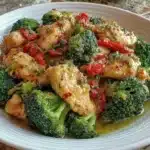 Low-Calorie Chicken and Broccoli Stir Fry dish served in a bowl