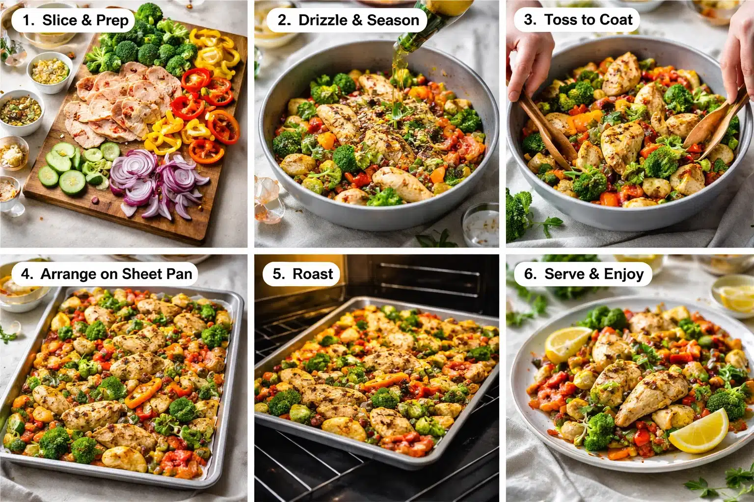 Quick & Flavorful Clean Eating Chicken & Veggie Dinner Recipes