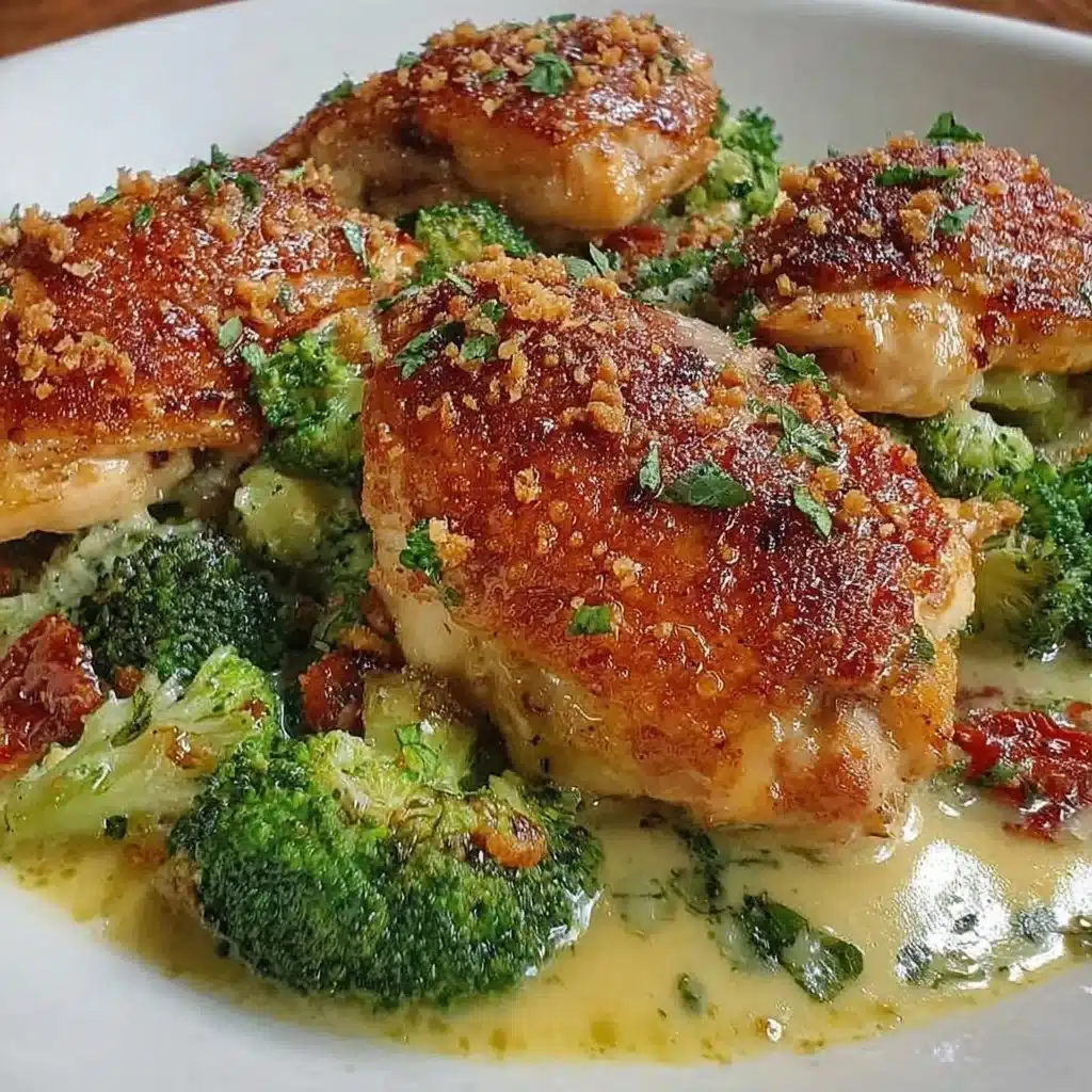 Garlic Butter Chicken Broccoli