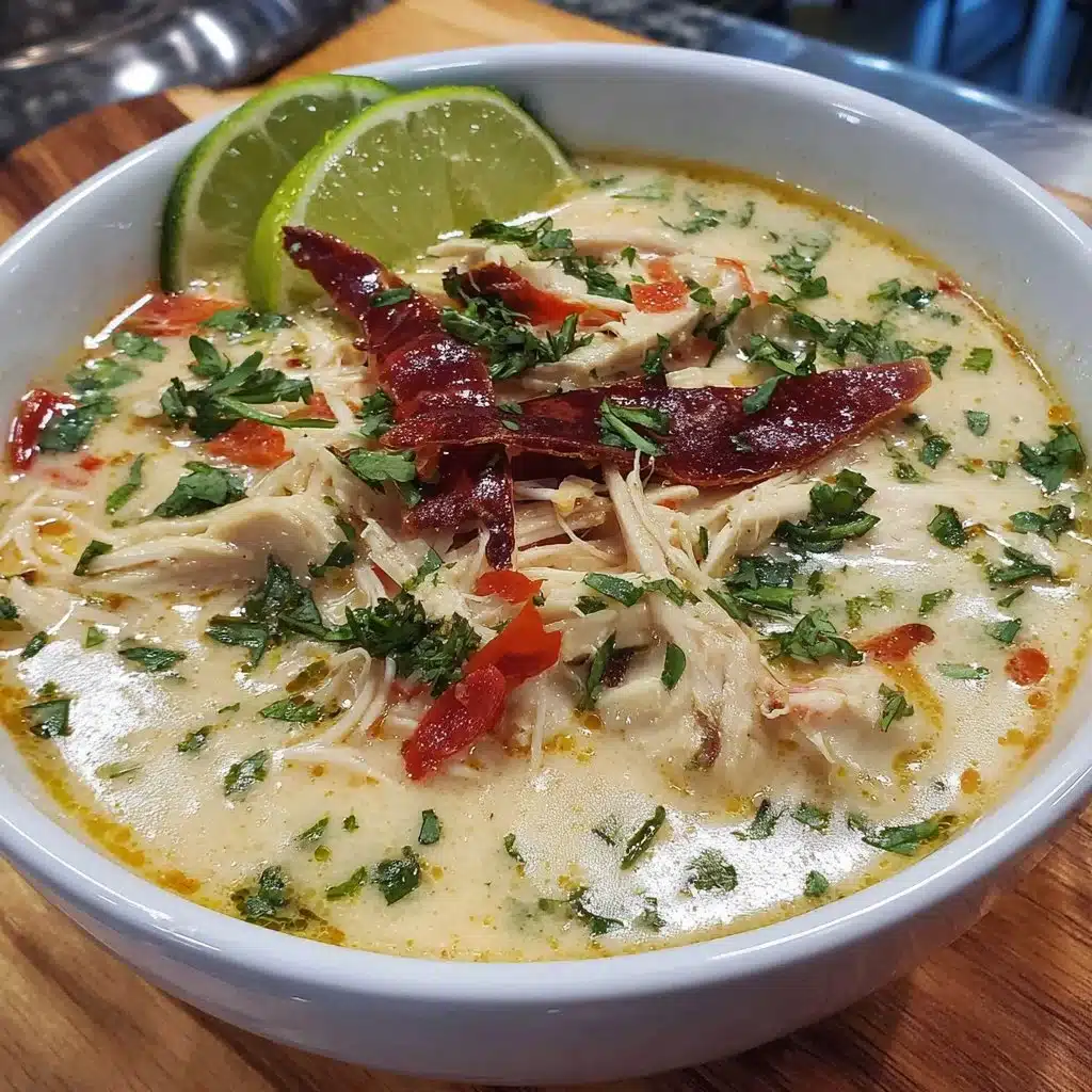 Crockpot Thai Coconut Chicken Soup