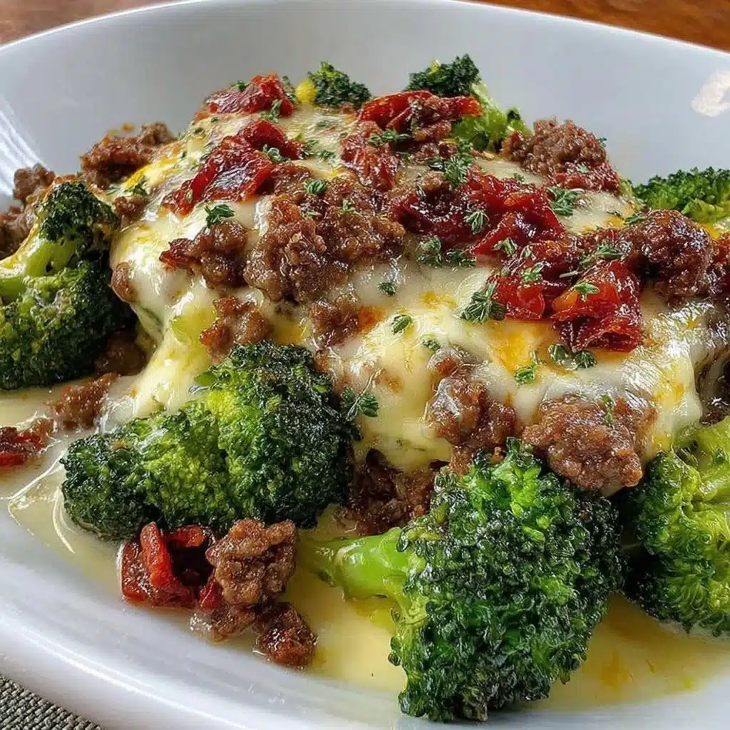 Ground Beef and Broccoli