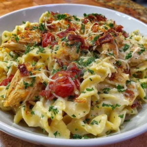 Delicious Dairy Free Marry Me Chicken Pasta served in a bowl