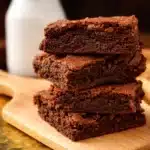 Delicious fudgy gluten free brownies made with only one bowl, perfect for dessert.