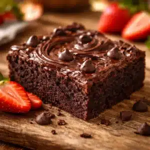 Quick gluten free dessert featuring minimal ingredients for easy preparation.