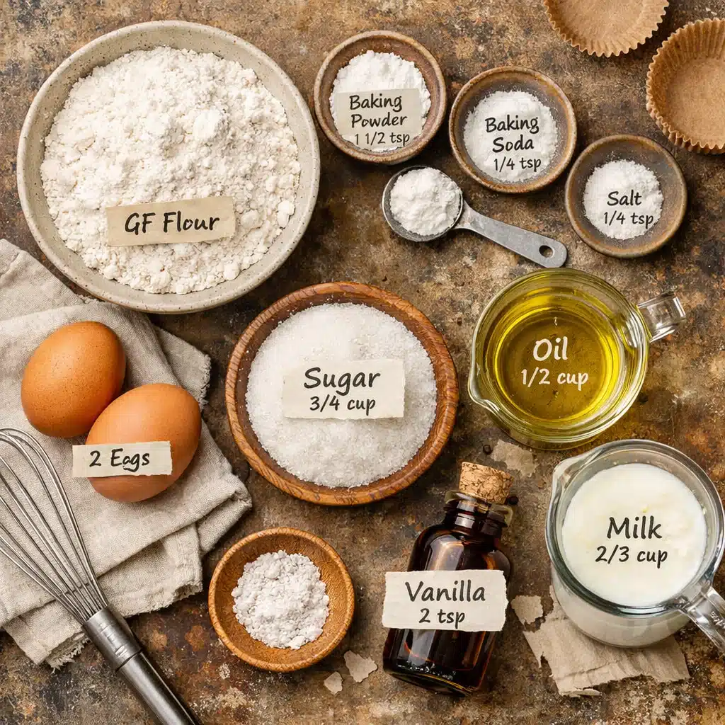 gluten free vanilla cupcakes easy recipe