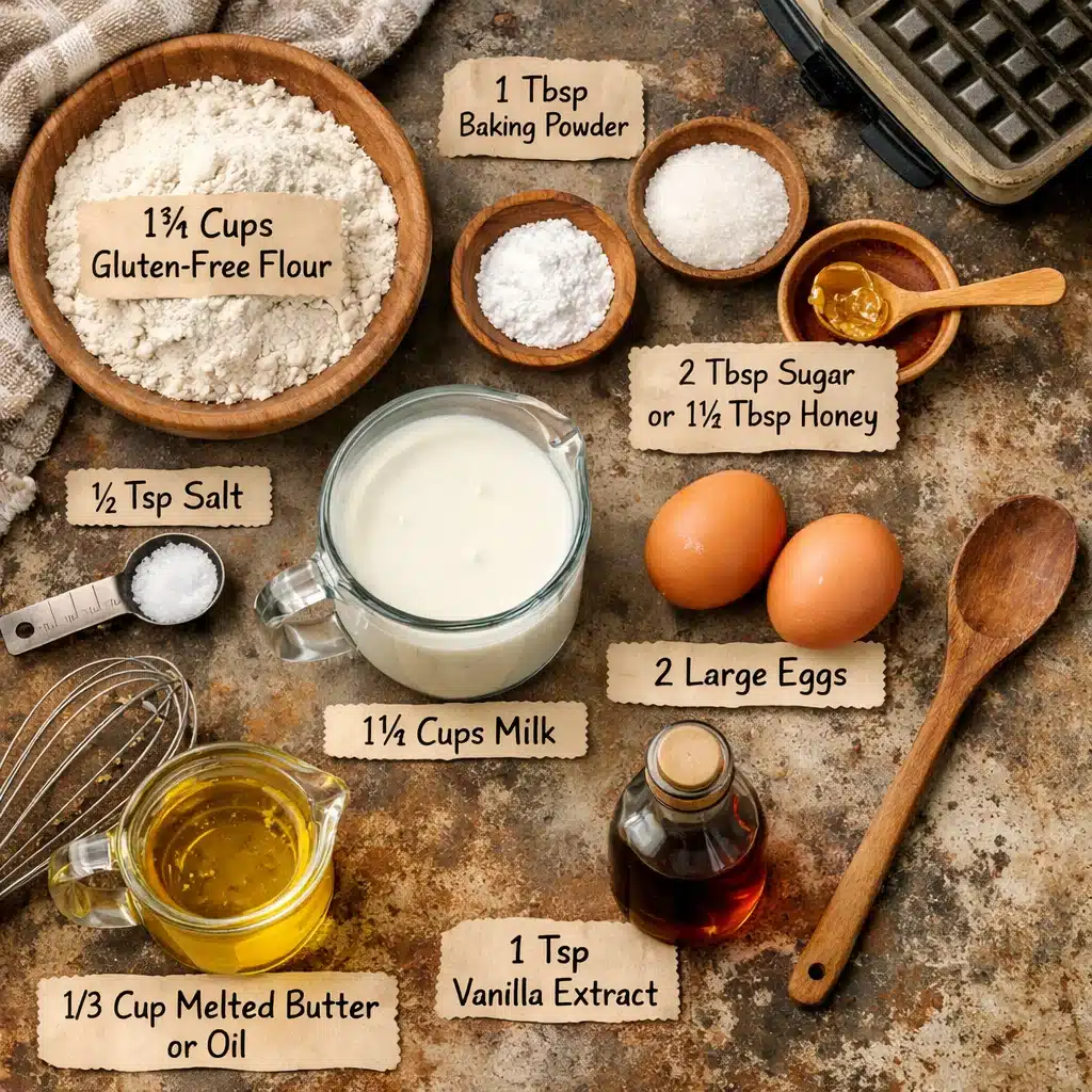 gluten free waffle recipe