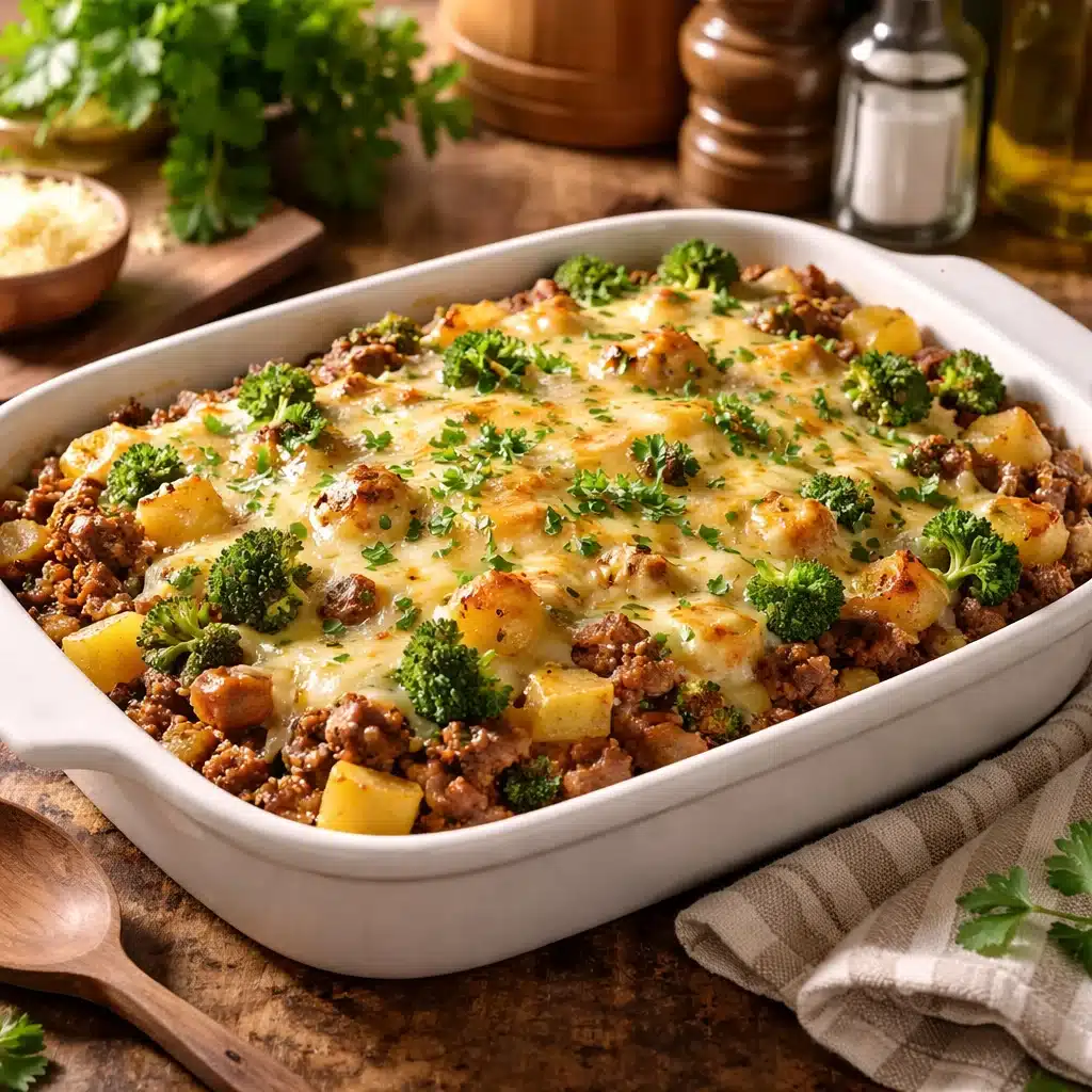 gluten free beef and potato skillet dinner