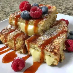 Delicious gluten free breakfast bar ready to serve, perfect for a healthy start.