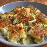 Plate of German cabbage and dumplings served with herbs and spices