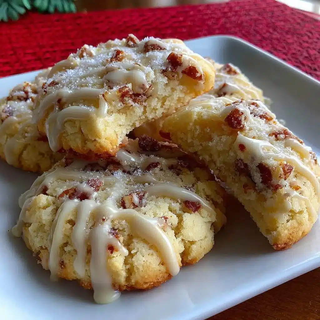 Plate of gluten free butter cookies freshly baked and ready to enjoy