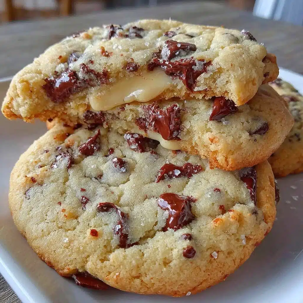 Gluten free chocolate chip cookies on a cooling rack