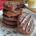 Delicious gluten free Thin Mints cookies on a cooling rack