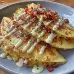 Homemade gluten-free tortillas stacked on a plate, ready for use in meals.