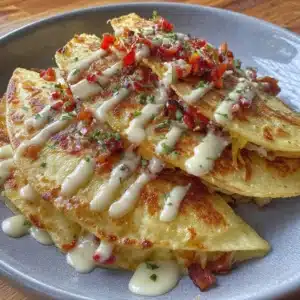 Homemade gluten-free tortillas stacked on a plate, ready for use in meals.