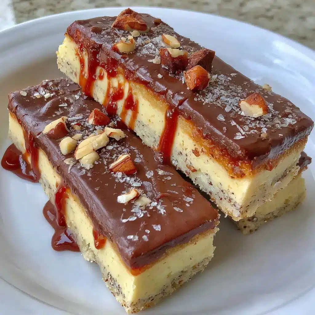 Healthy Twix Bars homemade recipe gluten-free dessert