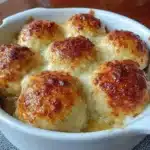 Freshly baked gluten-free dinner rolls served on a rustic wooden table.