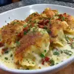 Low-carb cabbage dumplings with fresh ingredients served on a plate
