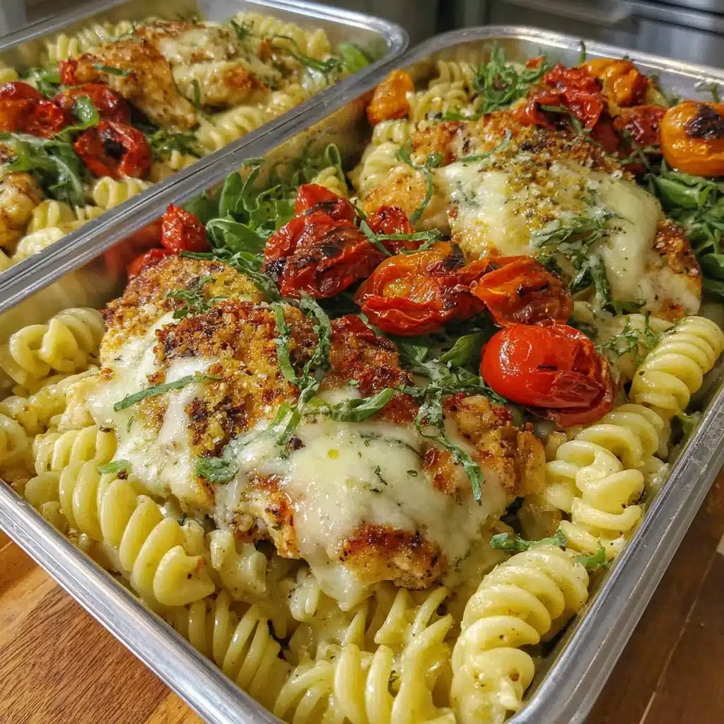 Colorful Mediterranean meal prep lunch box with healthy ingredients