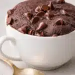 Delicious easy gluten free mug cake ready in 5 minutes, quick dessert recipe.