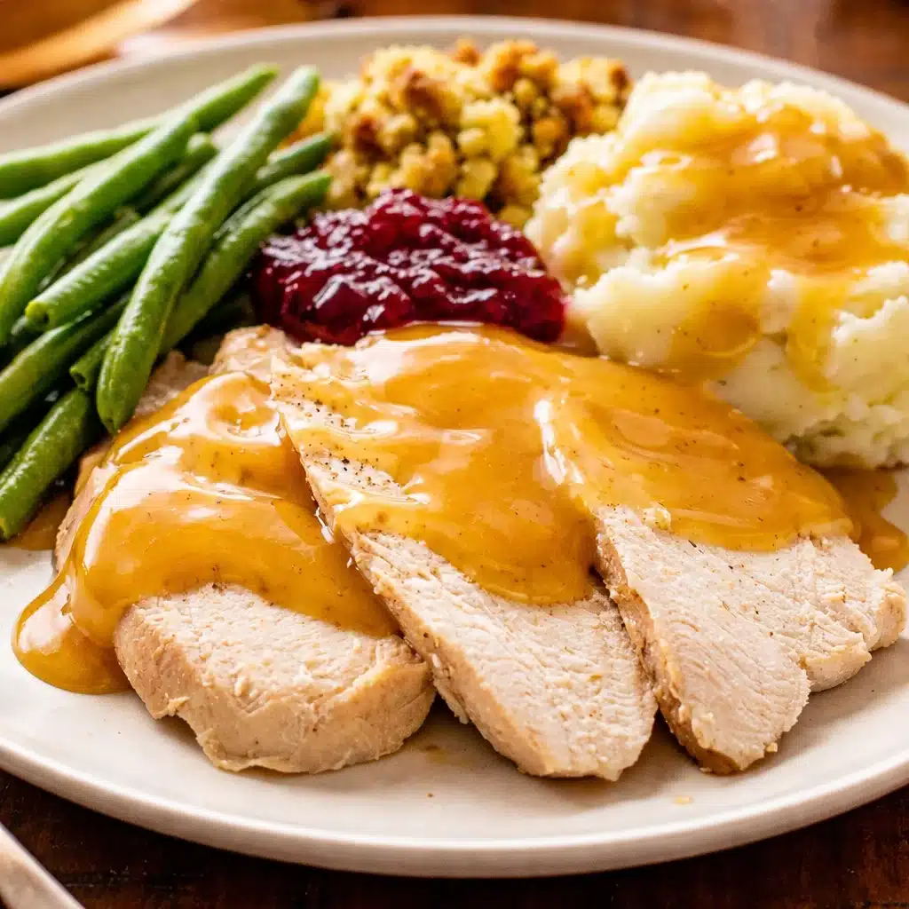 Delicious gluten free gravy ready to enhance your favorite dishes.