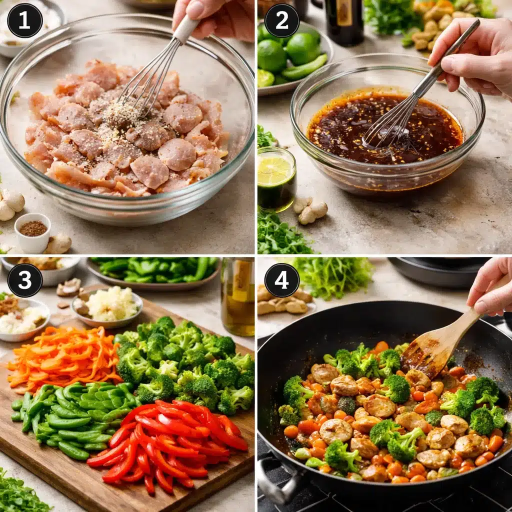 gluten free chicken vegetable stir fry