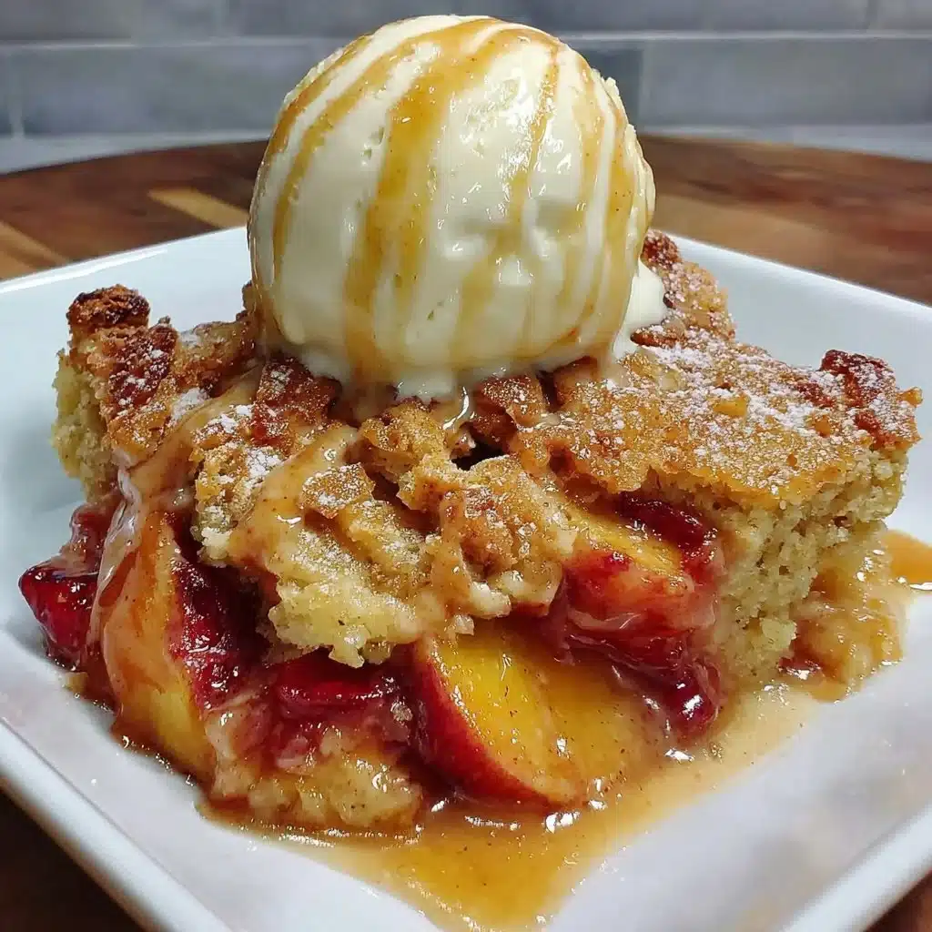 Vegan Peach Cobbler