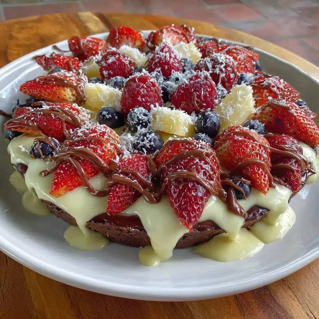 Brownie Fruit Pizza