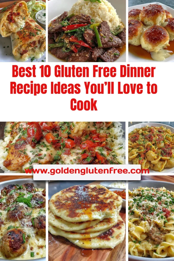 Delicious gluten free dinner recipe ideas for easy weeknight meals
