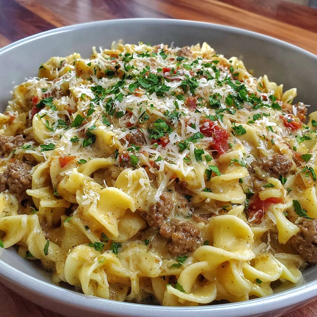 Gluten free Dairy free Ground Beef Stroganoff