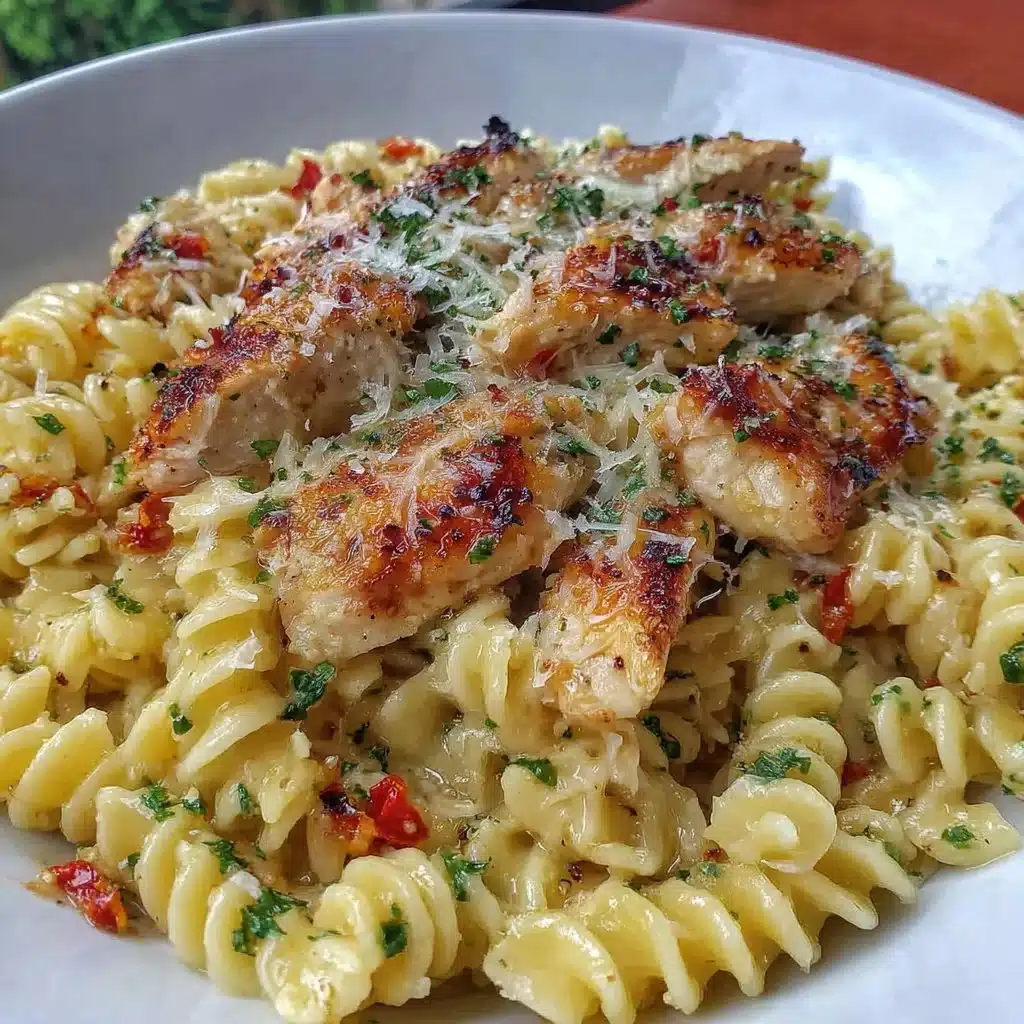 Chicken Garlic Parmesan Pasta