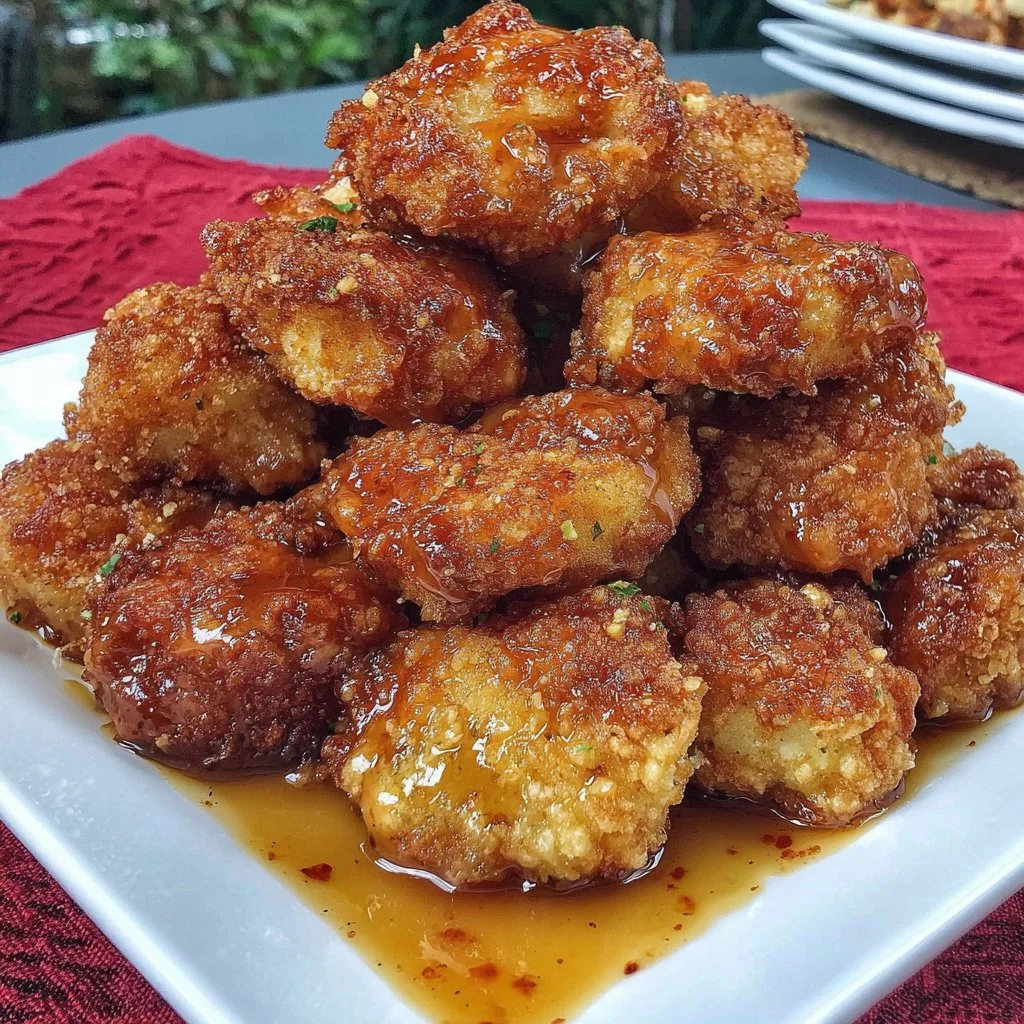 Air Fryer Honey BBQ Chicken Bites