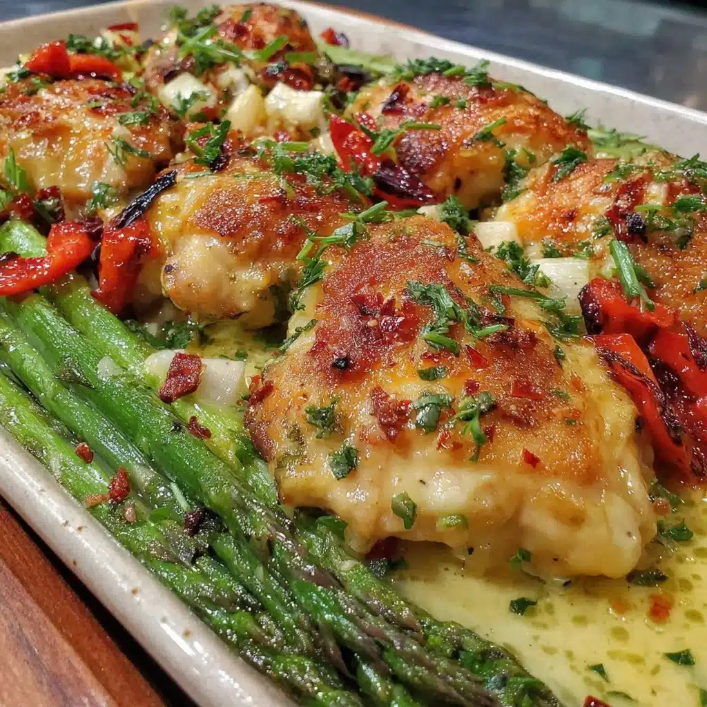Sheet Pan Garlic Butter Chicken and Veggies