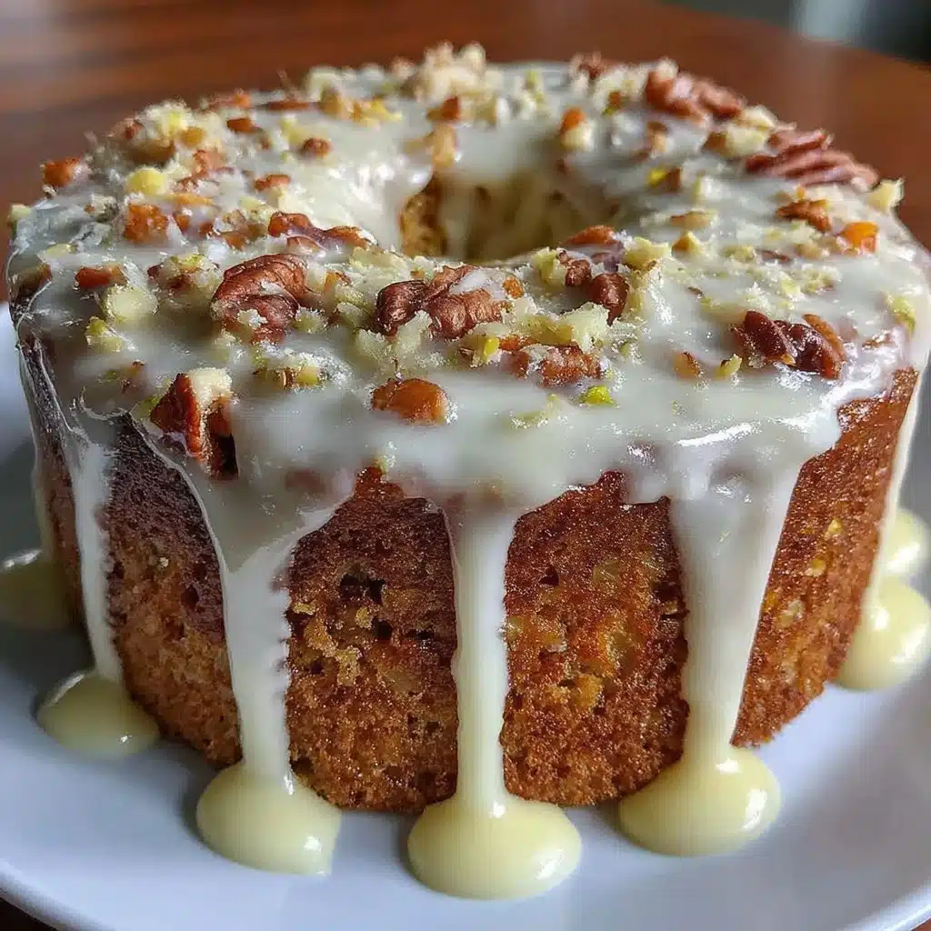 Gluten-free carrot and cardamom cake topped with cream cheese frosting