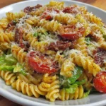 Delicious Gluten Free Dairy Free BLT Pasta Salad in a bowl