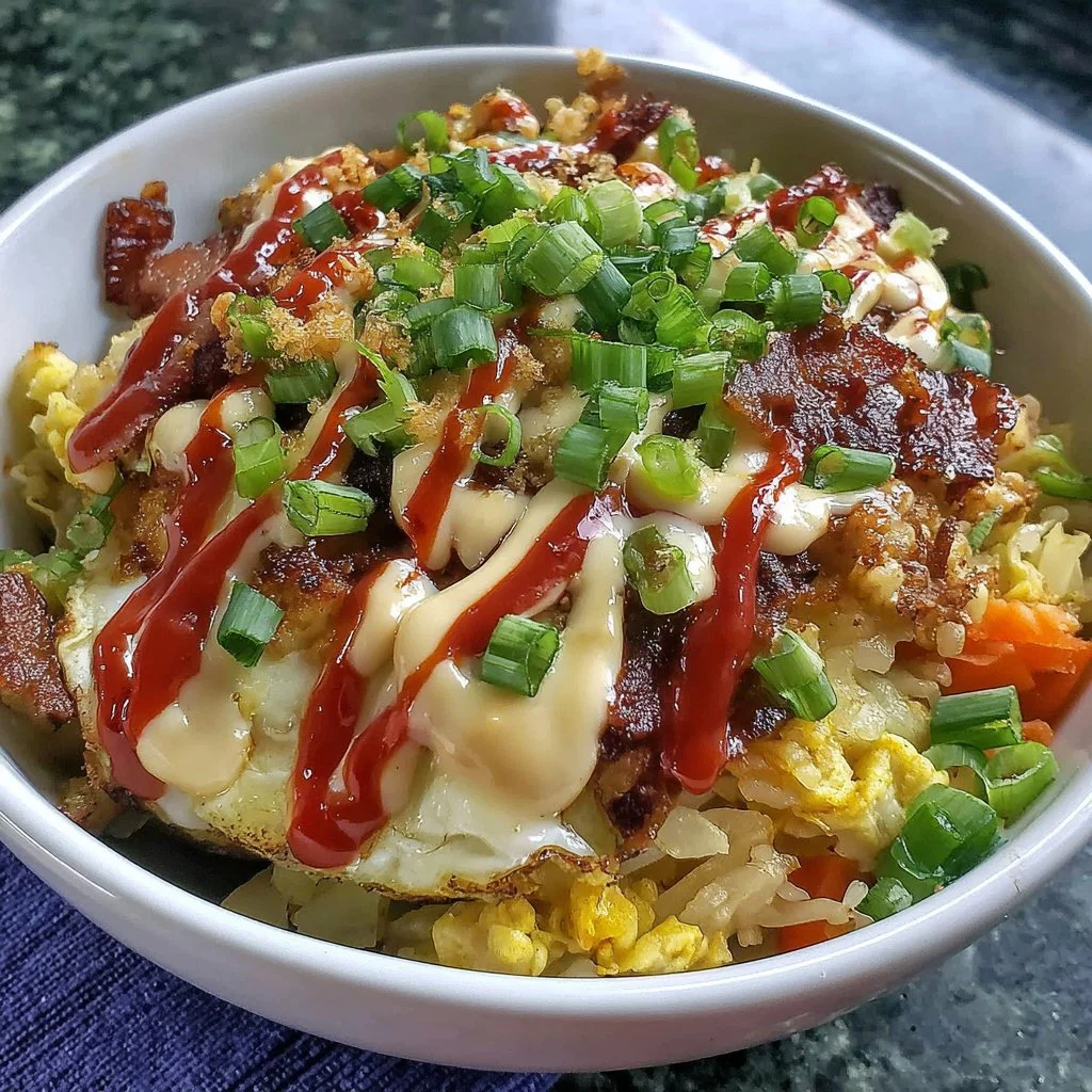 Healthy Egg Roll in a Bowl recipe with fresh vegetables and savory flavors.