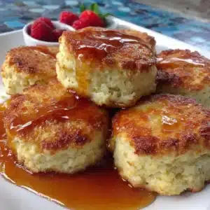 Fluffy gluten-free biscuits made with 5 simple ingredients.