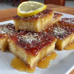 Gluten-free lemon bars with zesty lemon topping and a crumbly crust
