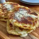 Healthy gluten free naan bread served with dips and toppings