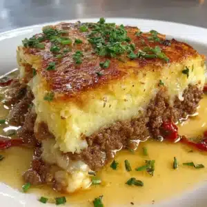 A bowl of cooked Potato Mince ready for a tasty meal.