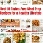 A colorful spread of gluten-free meal prep recipes for health-conscious eating.