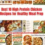 High protein chicken recipe meal prep with healthy ingredients