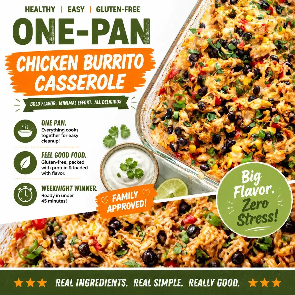 Chicken Burrito Casserole