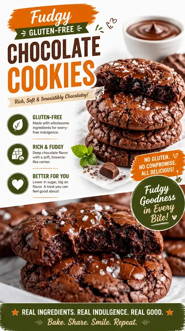 Fudgy Gluten-Free Chocolate Cookies