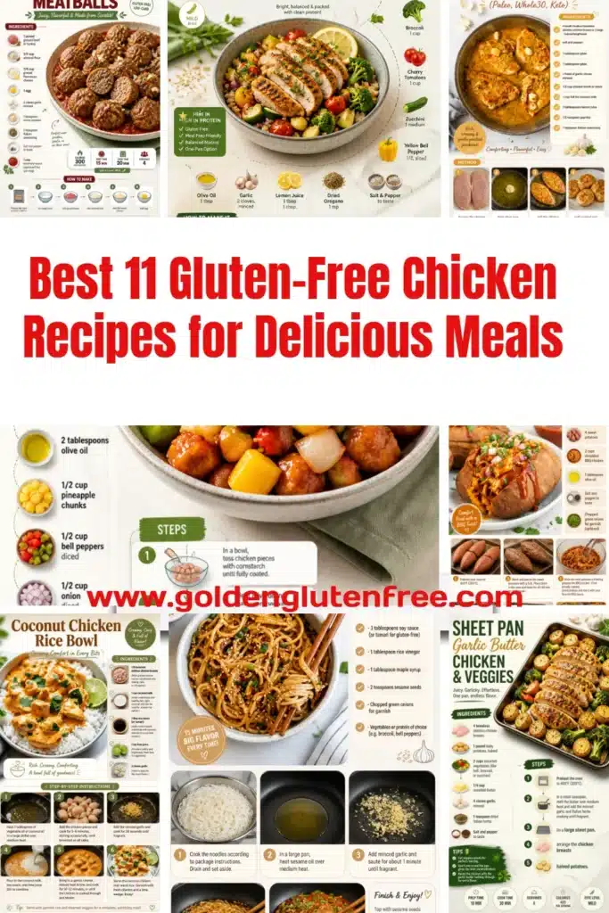 Delicious gluten-free chicken recipes for healthy meals