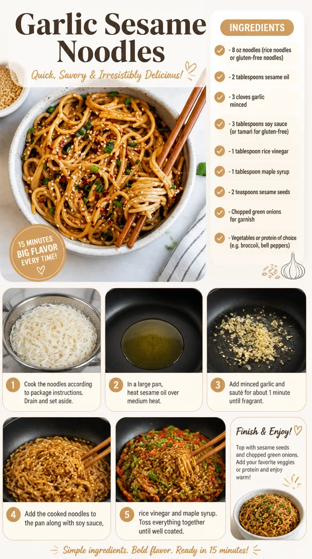 Garlic Sesame Noodles