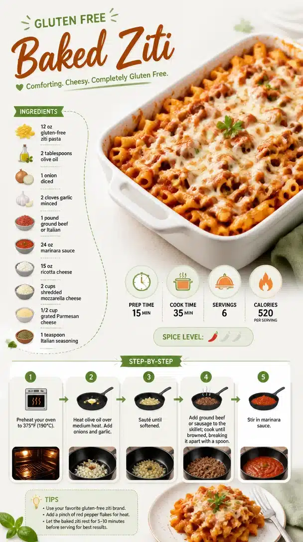 Gluten Free Baked Ziti