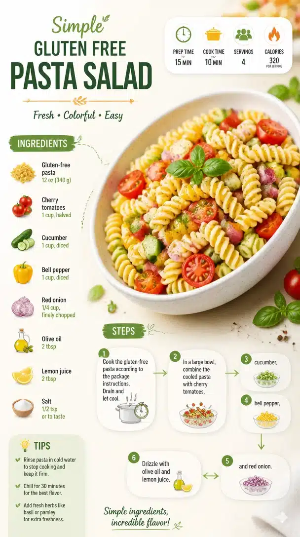 Simple Gluten Free Pasta Salad