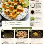 Delicious Coconut Chicken Rice Bowl with creamy texture and vibrant toppings
