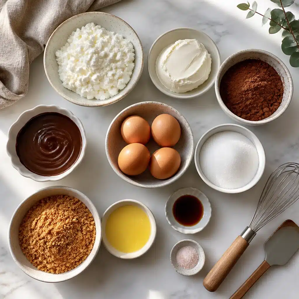 Decadent Gluten Free Chocolate Cottage Cheese Cheesecake Bliss