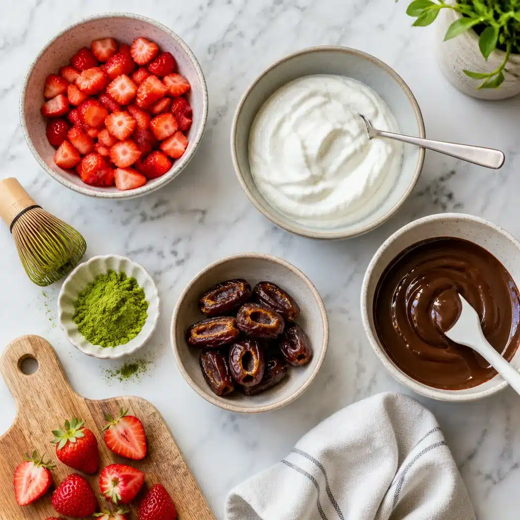 Delicious Gluten Free Strawberry Matcha Yogurt Clusters to Savor